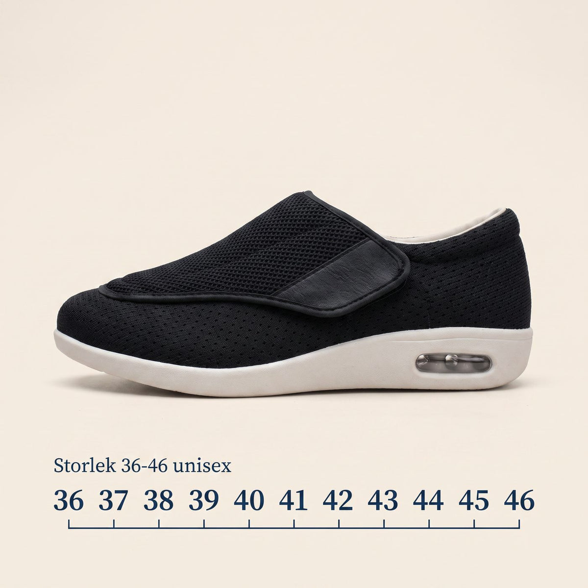 Storleksguide 36-46 unisex