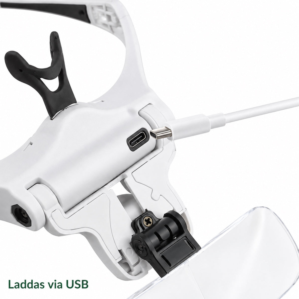 Förstoringsglasögon som laddas via USB
