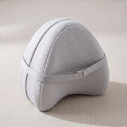 Knäkudde i ljusgrå memory foam