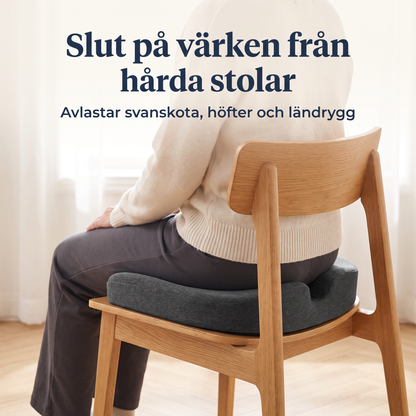 Ortopedisk sittkudde användning kontorsstol