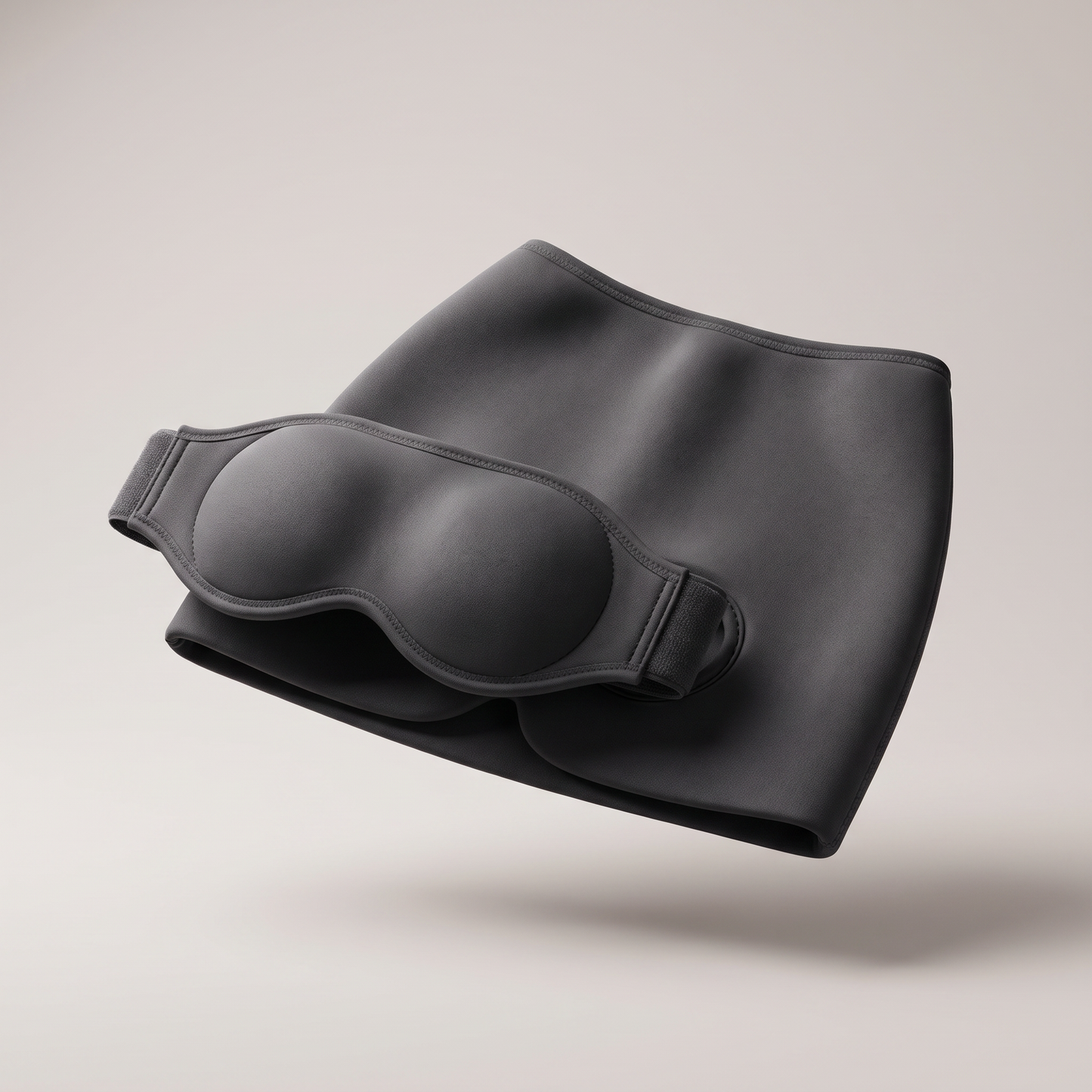 Gelmask-set för ögon och huvud i charcoal
