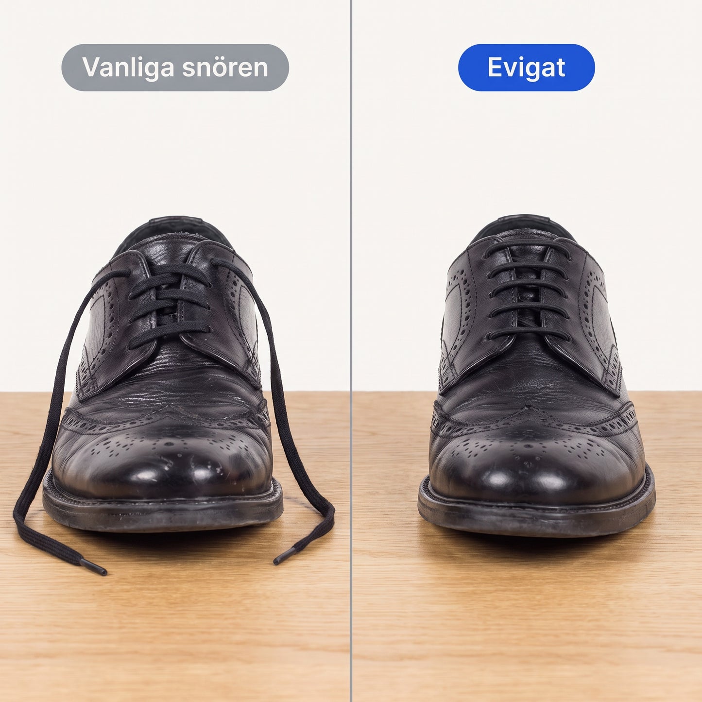 Elastiska Skosnören i 3 Par, Slipp Knyta och Kliv i Direkt