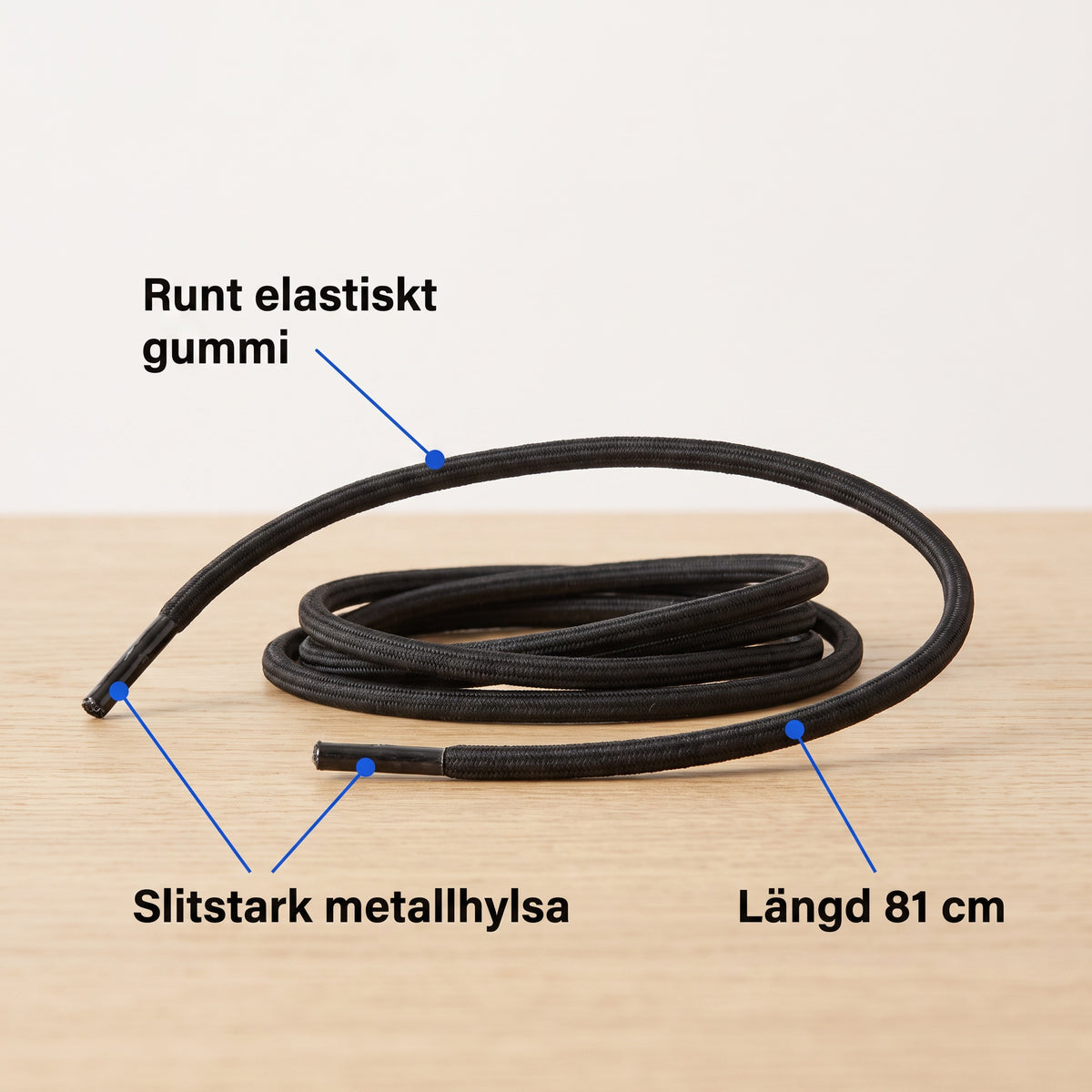 Elastiska Skosnören i 3 Par, Slipp Knyta och Kliv i Direkt