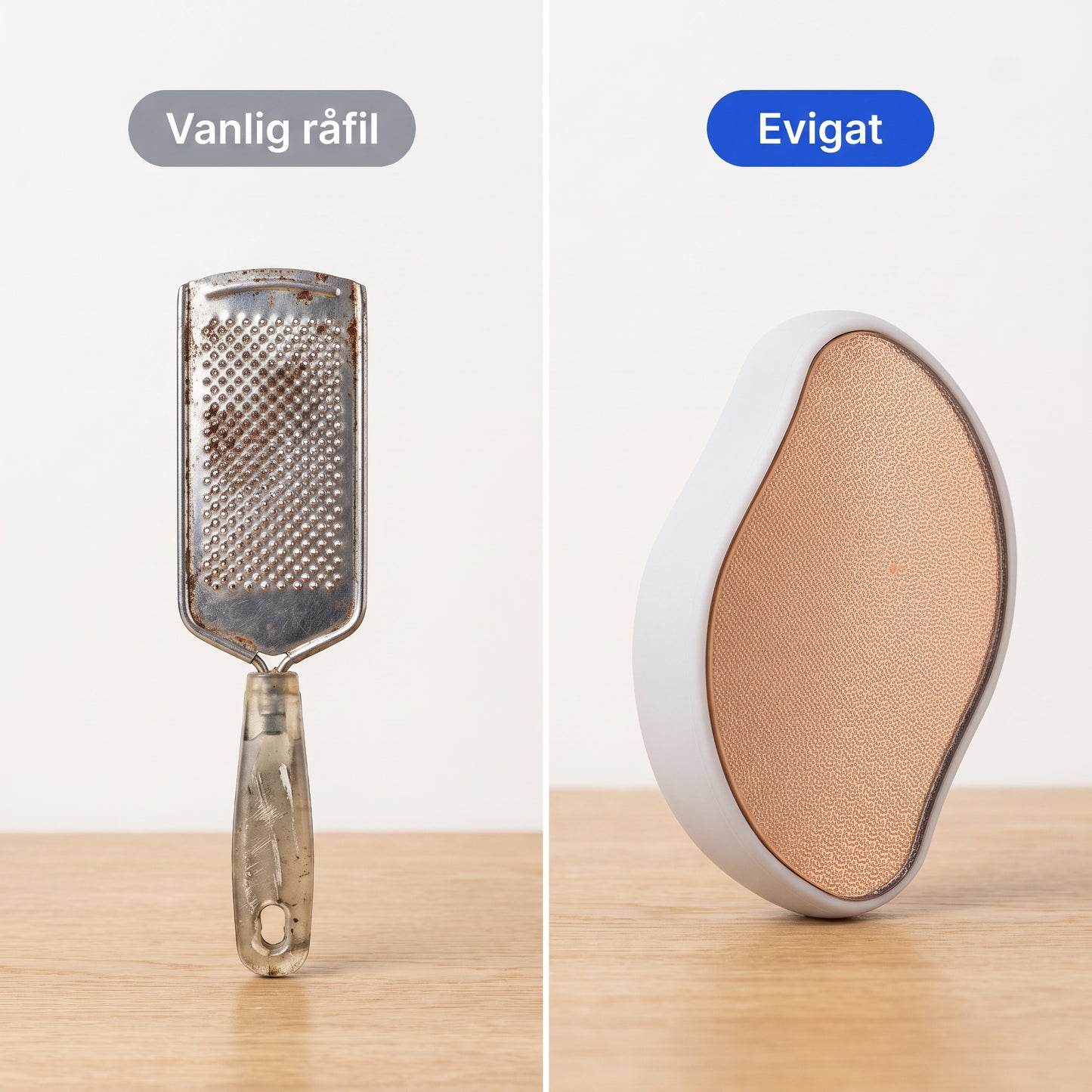 Ergonomisk Fotfil i Nanoglas, Skonsam mot Hård Hud