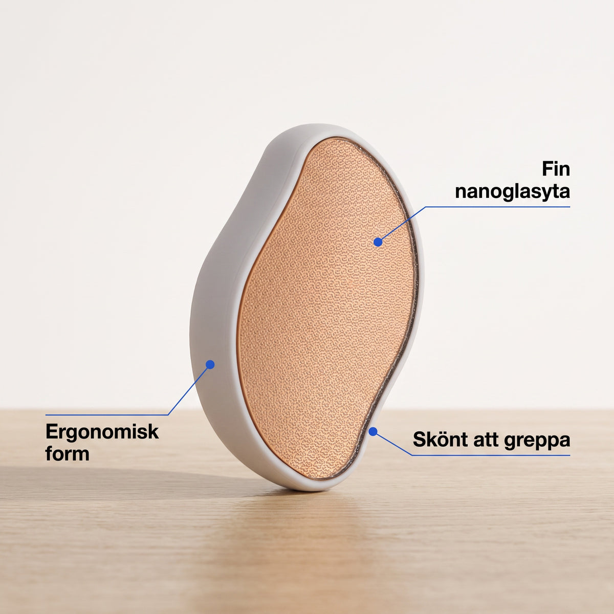 Ergonomisk Fotfil i Nanoglas, Skonsam mot Hård Hud