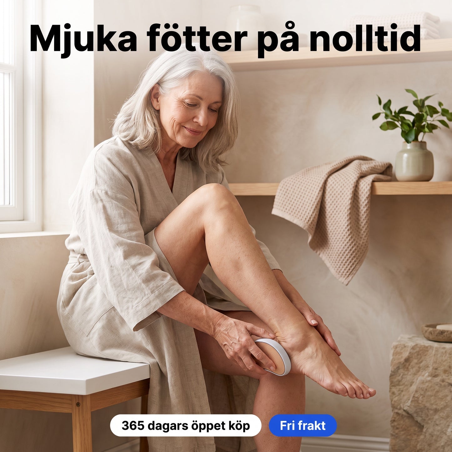 Ergonomisk Fotfil i Nanoglas, Skonsam mot Hård Hud