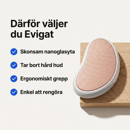 Ergonomisk Fotfil i Nanoglas, Skonsam mot Hård Hud