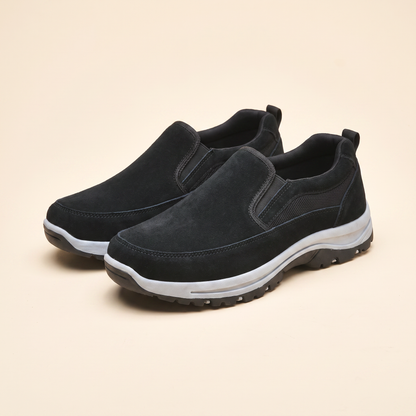 Slip-on komfortsko svart