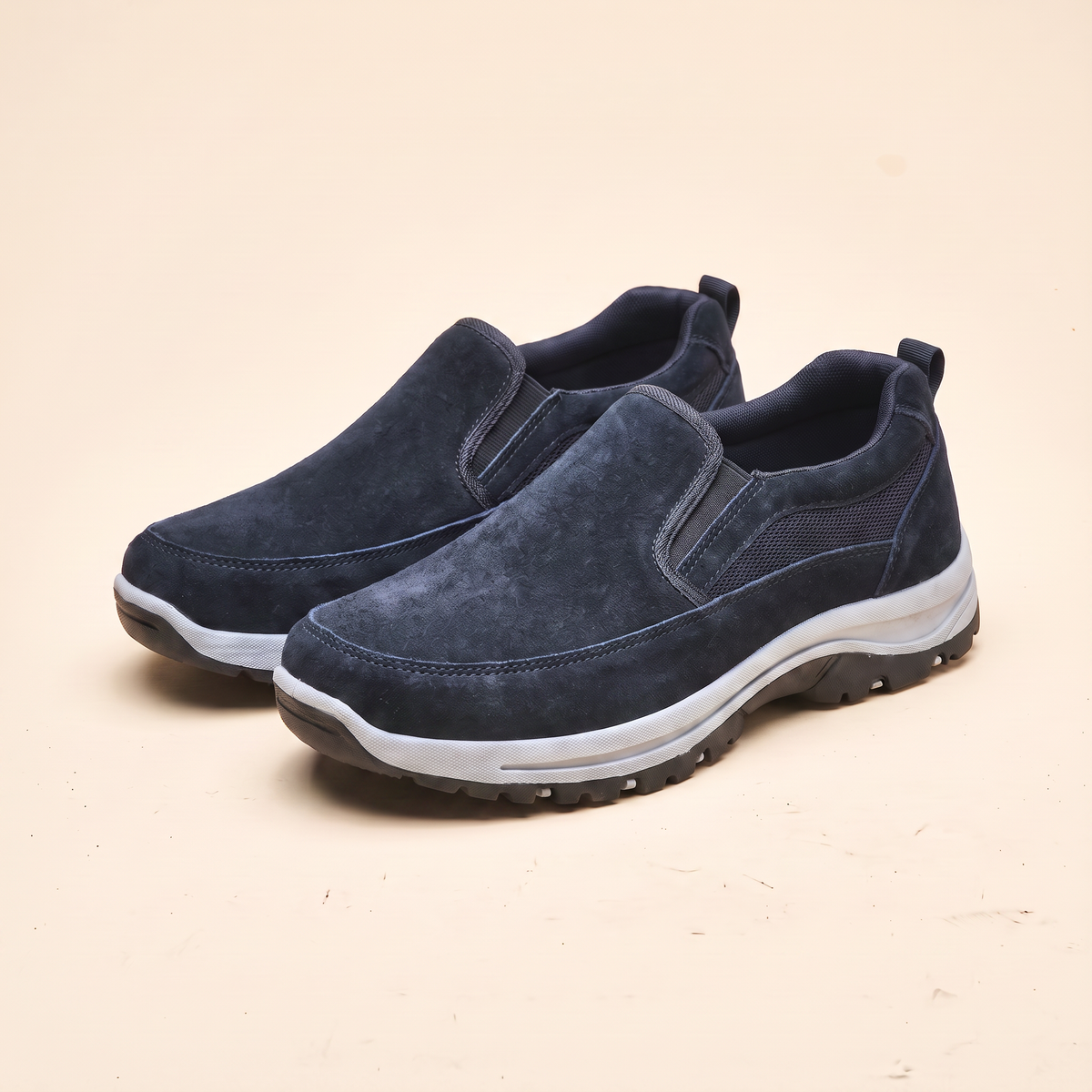 Slip-on komfortsko navy