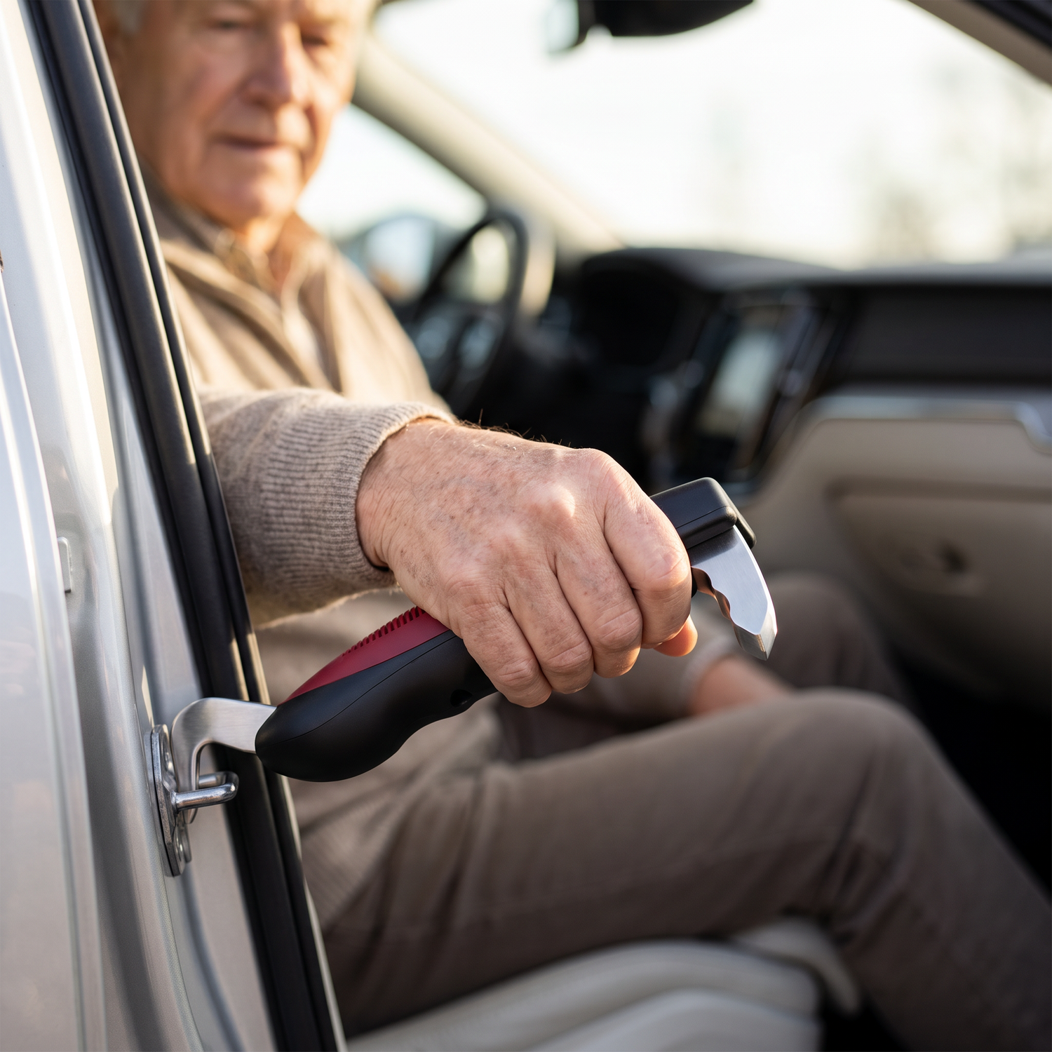 stodhandtag bilen Evigat